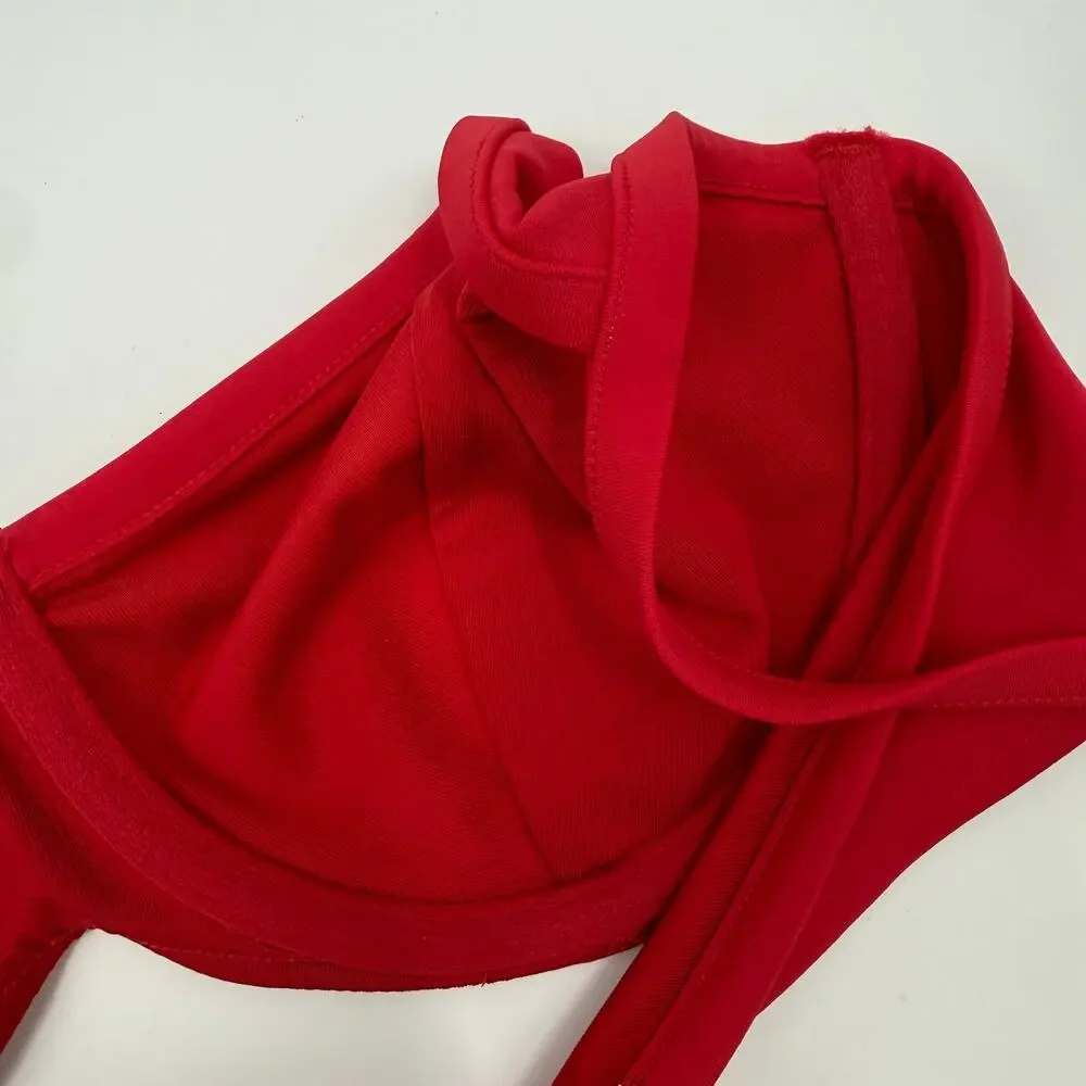 Frankies Bikinis x Victorias Secret Pink Bikini Top Size XL Underwire Swim NWT